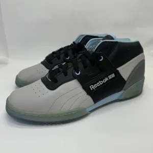 Reebok Men's Classic Workout V61063 Mid Gray Speckled Shoes Size 9 High Top