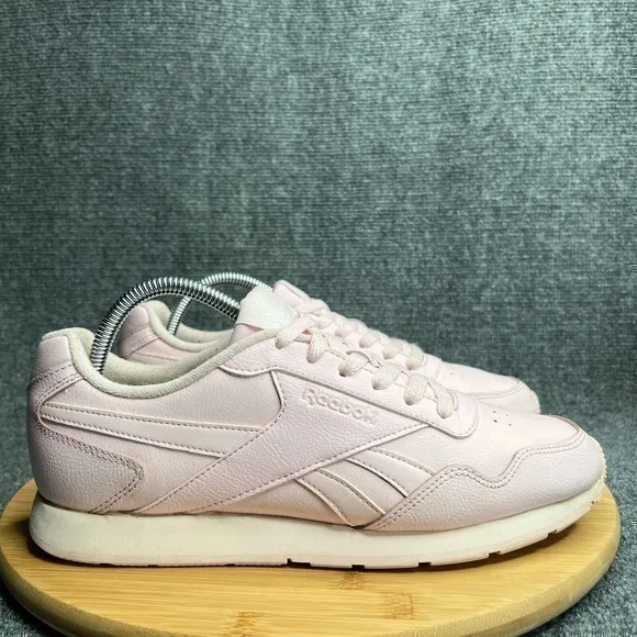 Reebok Sneakers Women 10 Royal Glide Pink Lace Up Trainers Athletic Casual Shoes