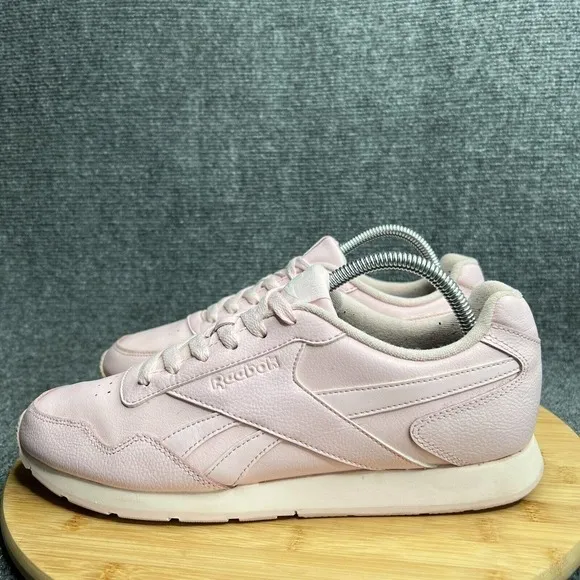 Reebok Sneakers Women 10 Royal Glide Pink Lace Up Trainers Athletic Casual Shoes