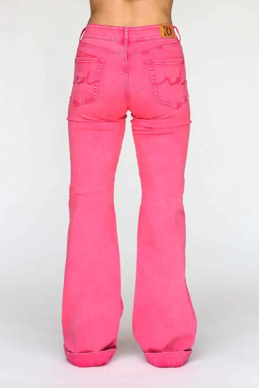 Retro Pink Signature Trouser Denim