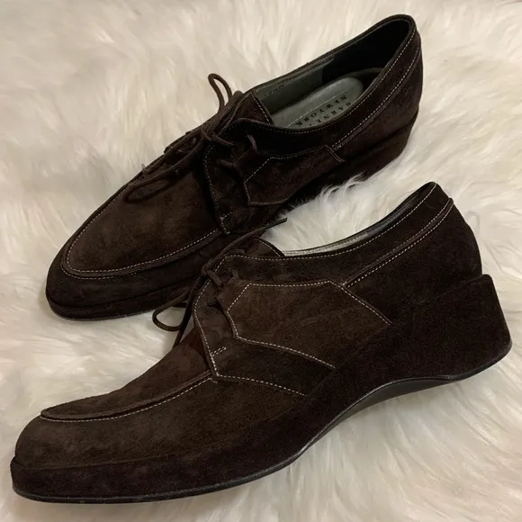 Robert Clergerie Barneys New York Brown Oxford 6.5