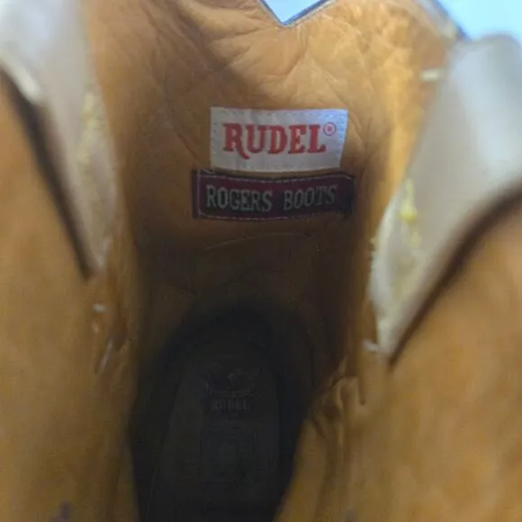 Rogers Boots Rudel Tan Boots Size 11