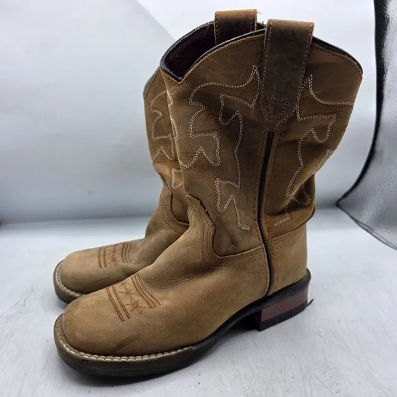 Roper Crazy Horse Little Kids Size 13 Brown Western Boots Riding Walking Casual
