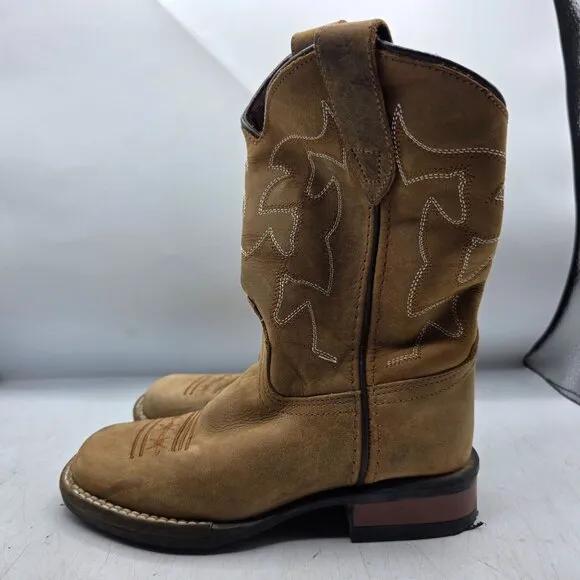 Roper Crazy Horse Little Kids Size 13 Brown Western Boots Riding Walking Casual