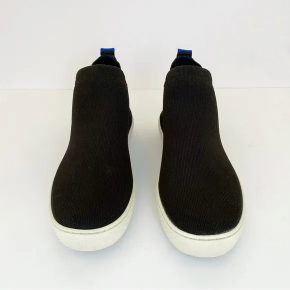 ROTHYS BLACK KNIT THE CHELSEA HIGH TOP ANKLE BOOT SHOES