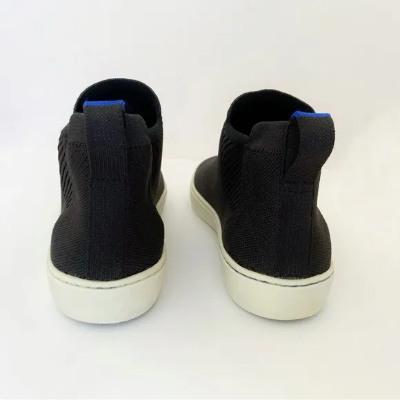 ROTHYS BLACK KNIT THE CHELSEA HIGH TOP ANKLE BOOT SHOES