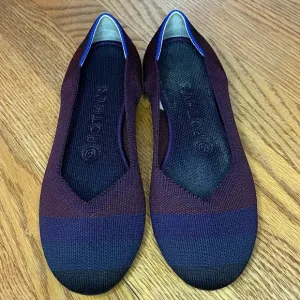 Rothys Blackberry Captoe Ballet Shoes Workwear Casual Comfort Flats