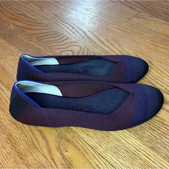 Rothys Blackberry Captoe Ballet Shoes Workwear Casual Comfort Flats