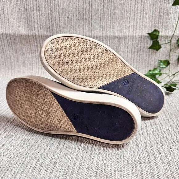 ROTHY'S US 7 THE SNEAKER BLACK BLUE SLIP ON LUXURY SNEAKERS SHOES
