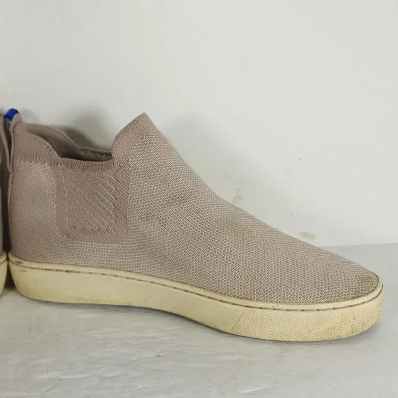 Rothy's Women's The Chelsea Boot Lilac Gray Knit High Top Shoes Size US 5,5