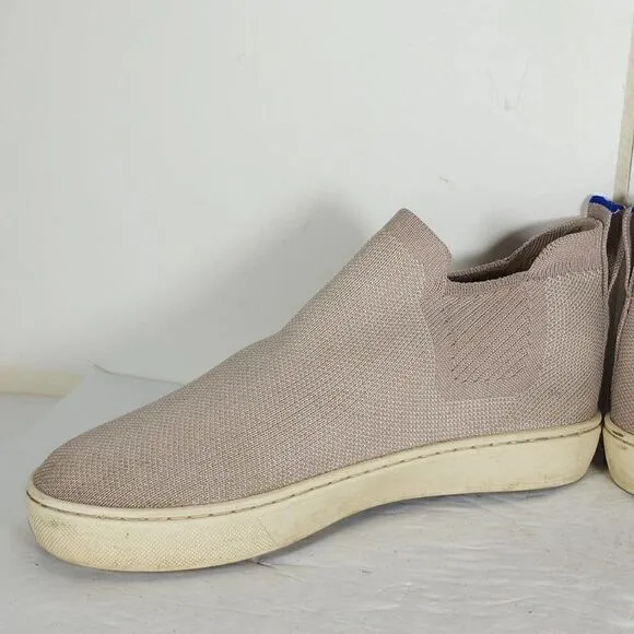 Rothy's Women's The Chelsea Boot Lilac Gray Knit High Top Shoes Size US 5,5