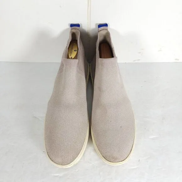 Rothy's Women's The Chelsea Boot Lilac Gray Knit High Top Shoes Size US 5,5