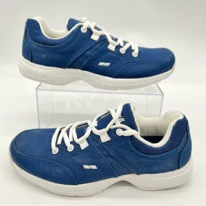 Ryka Women's Navy Blue Shuffle Canvas Athletic Shoes w/White Outsole/Lace-Size 8
