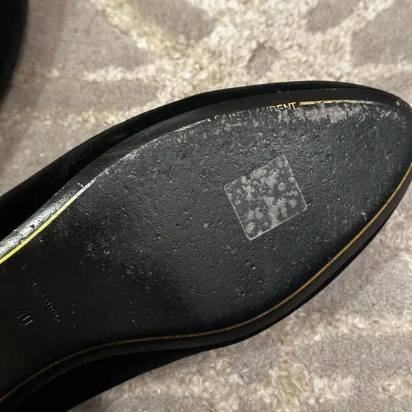 Saint Laurent heart Loafers