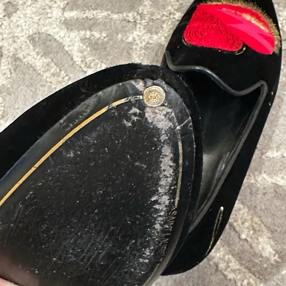 Saint Laurent heart Loafers