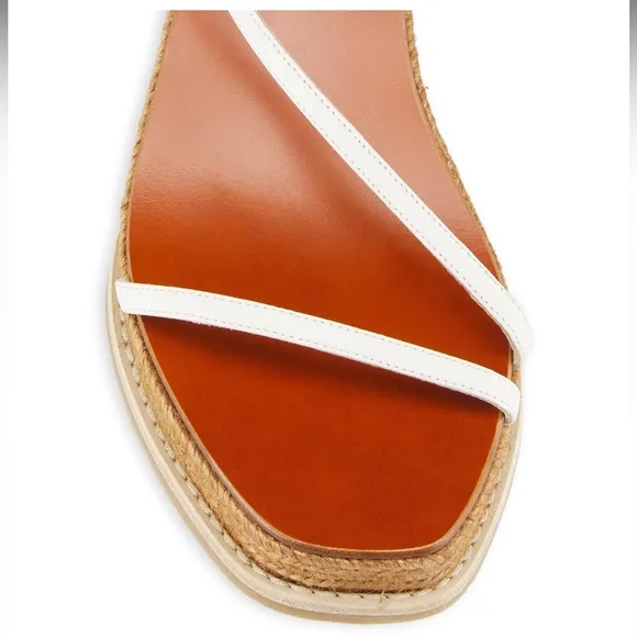SALE🤍JIMMY CHOO latte drive 60 espadrilles heeled sandals 💞
