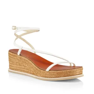 SALE🤍JIMMY CHOO latte drive 60 espadrilles heeled sandals 💞
