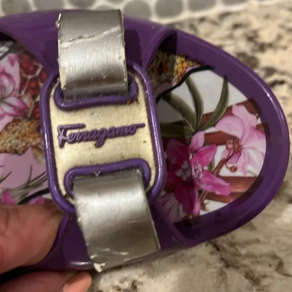 Salvatore Ferragamo Purple Women's Safari Shoes