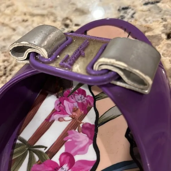 Salvatore Ferragamo Purple Women's Safari Shoes