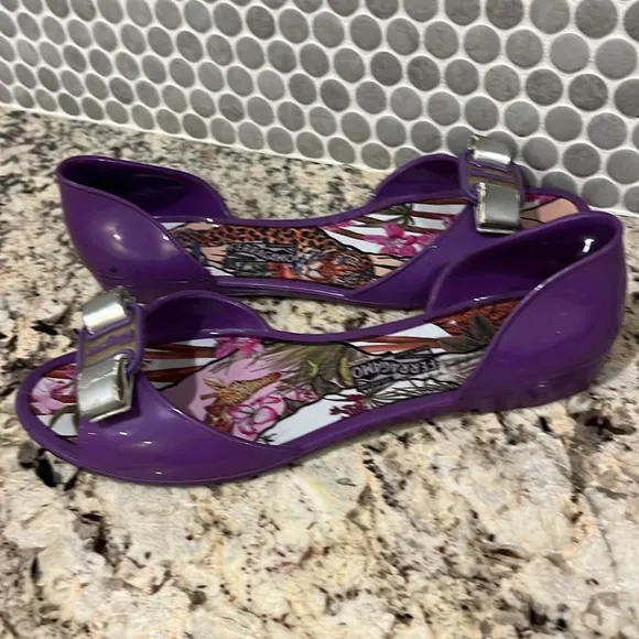 Salvatore Ferragamo Purple Women's Safari Shoes