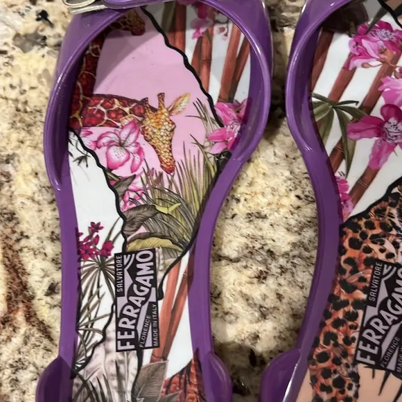 Salvatore Ferragamo Purple Women's Safari Shoes