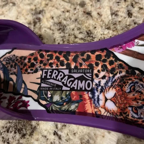 Salvatore Ferragamo Purple Women's Safari Shoes