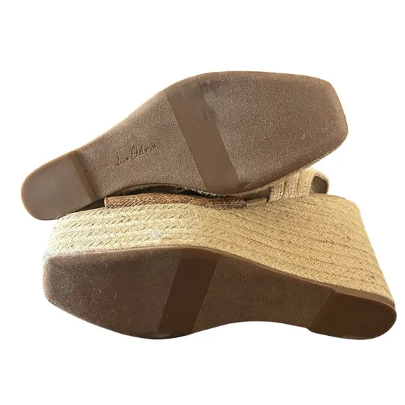 Sam Edelman Vada Espadrille Wedge Heel Platform Sandals Women's Size US 9 EU 40