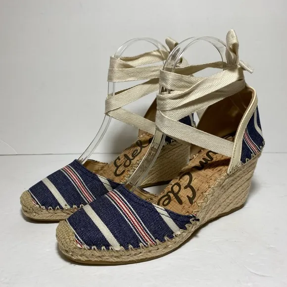 Sam Edelman Women's Patsy Espadrille Wedge Sandal Size 6.5
