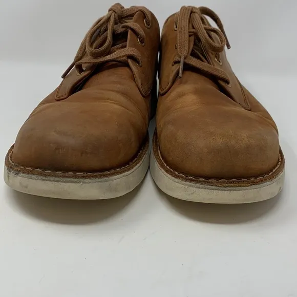 Samuel Hubbard Brown Leather Lace Up Oxford Shoes