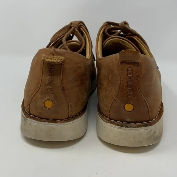 Samuel Hubbard Brown Leather Lace Up Oxford Shoes