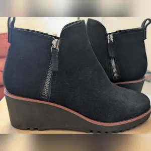 Sanctuary Evolve Women's Black Suede Ankle Boots