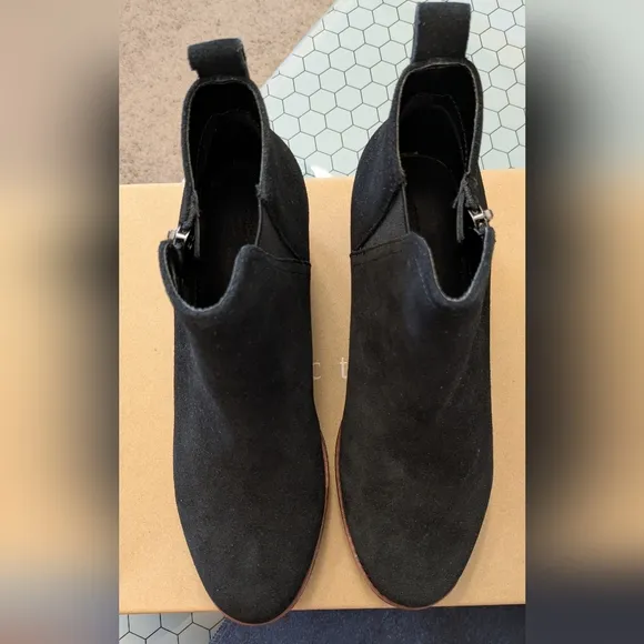 Sanctuary Evolve Women's Black Suede Ankle Boots