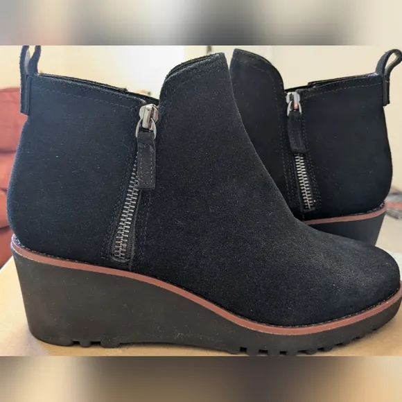 Sanctuary Evolve Women's Black Suede Ankle Boots