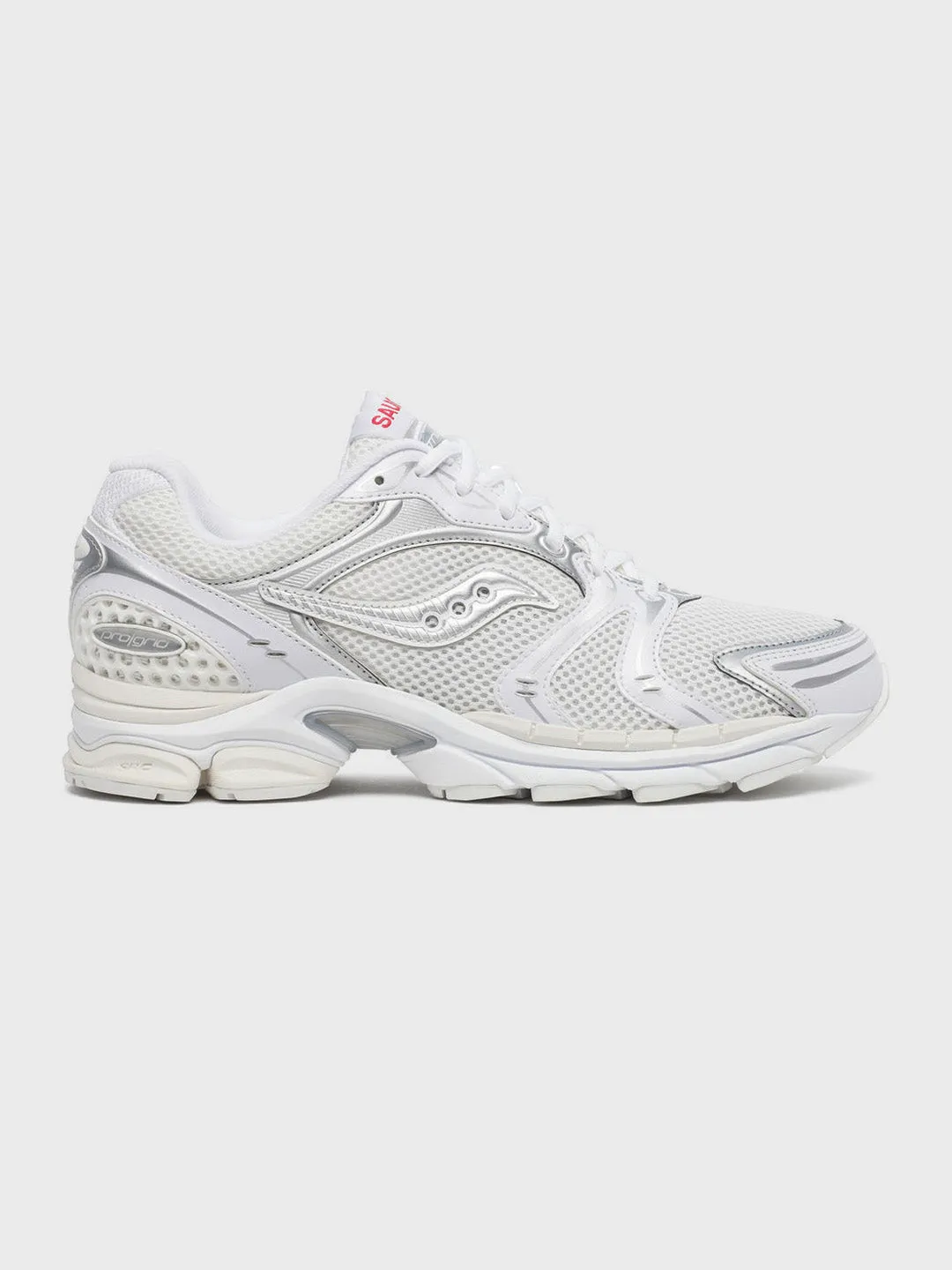 Saucony Progrid Triumph 4 Sneakers | White/Silver