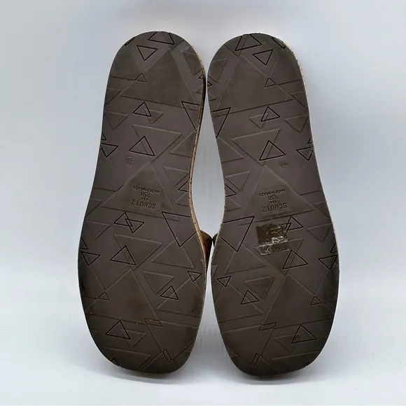 Schultz Cork Platform Sandals. Size 9.5