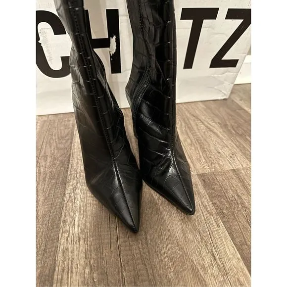 Schutz Asya Up Wedge Knee-High Boots