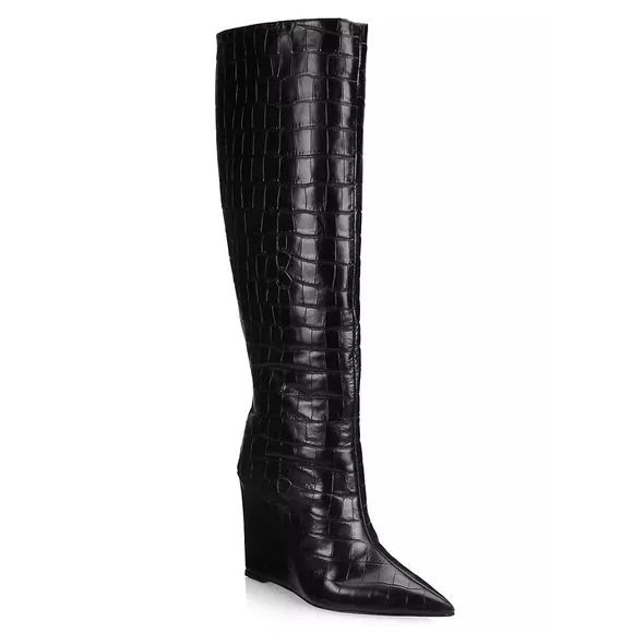 Schutz Asya Up Wedge Knee-High Boots
