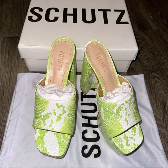 SCHUTZ Leather Platforms