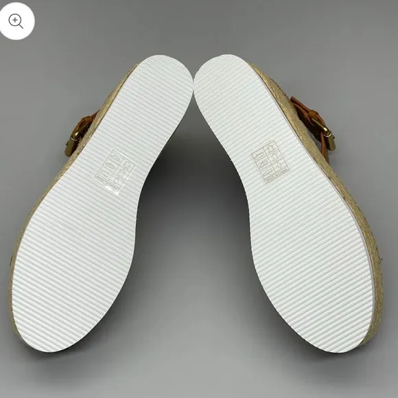 SEE BY CHLOÉ Glyn flatform Texan Calf Skin Espadrilles in Tan Sandals