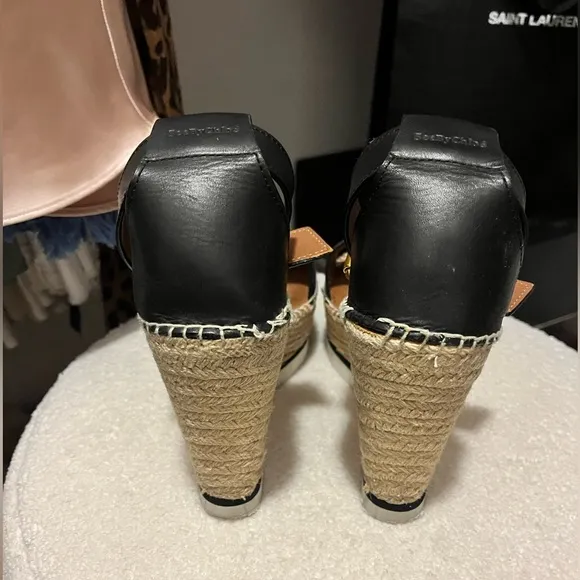 See By Chloe Glyn Platform Wedge Espadrille Sandals