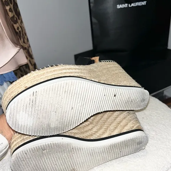 See By Chloe Glyn Platform Wedge Espadrille Sandals