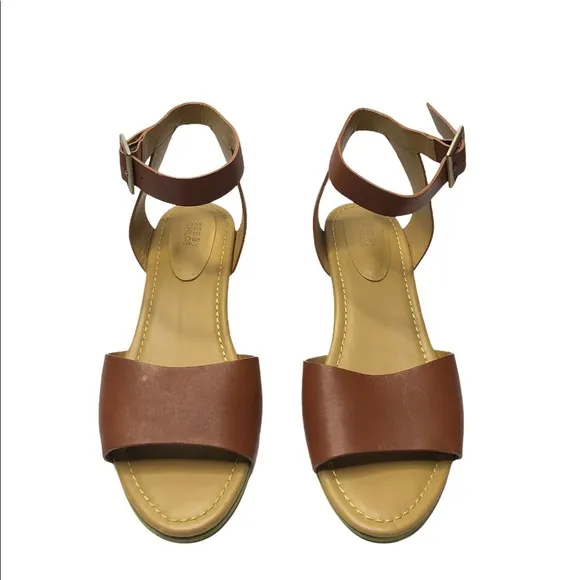 See by Chloe | Low Wedge Ankle Strap Sandals 40.5
