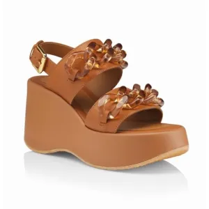 See By Chloe Mahe Chain Wedge Platform Sandals