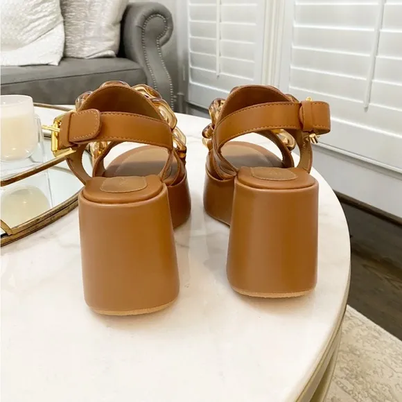 See By Chloe Mahe Chain Wedge Platform Sandals