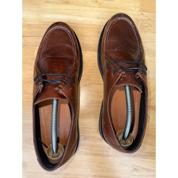 Shoe The Bear Cosmos Apron Shoes Leather Lace Up Derby‎ Brown Mens 10 EUR 44