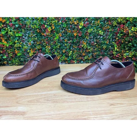 Shoe The Bear Cosmos Apron Shoes Leather Lace Up Derby‎ Brown Mens 10 EUR 44