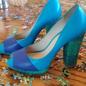 Shoes of Prey Colorblock Shoes Y2K