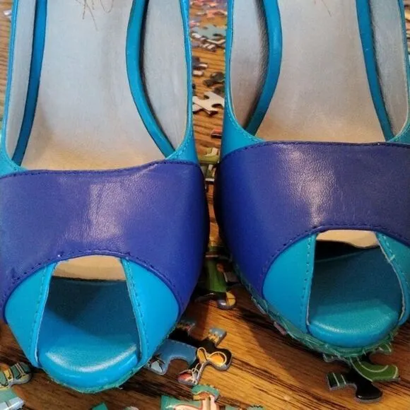 Shoes of Prey Colorblock Shoes Y2K