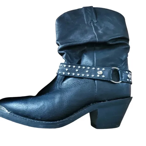 Shyanne woman's Tammye slouch black western, cowgirl core boots, size 8.5