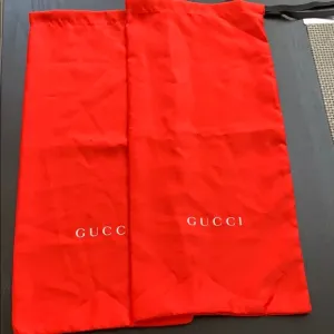 Silky Set of 2 Red Gucci Dust Bags